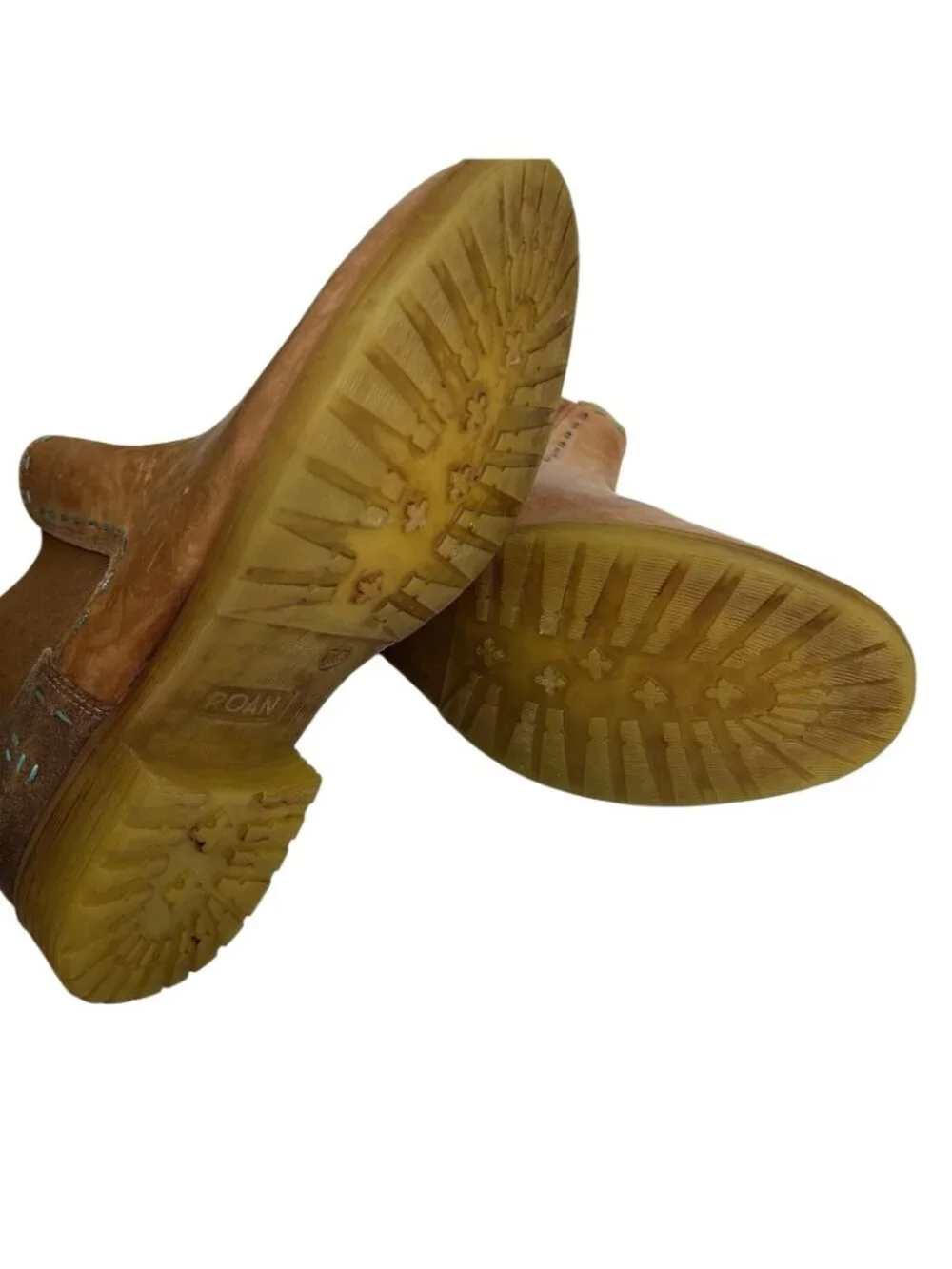 Roan by Bed Stu Genuine Leather Hostile Chelsea Boots Women 7.5 Brown Zip Bootie